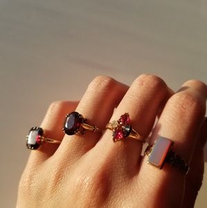 Antique and vintage gold rings
